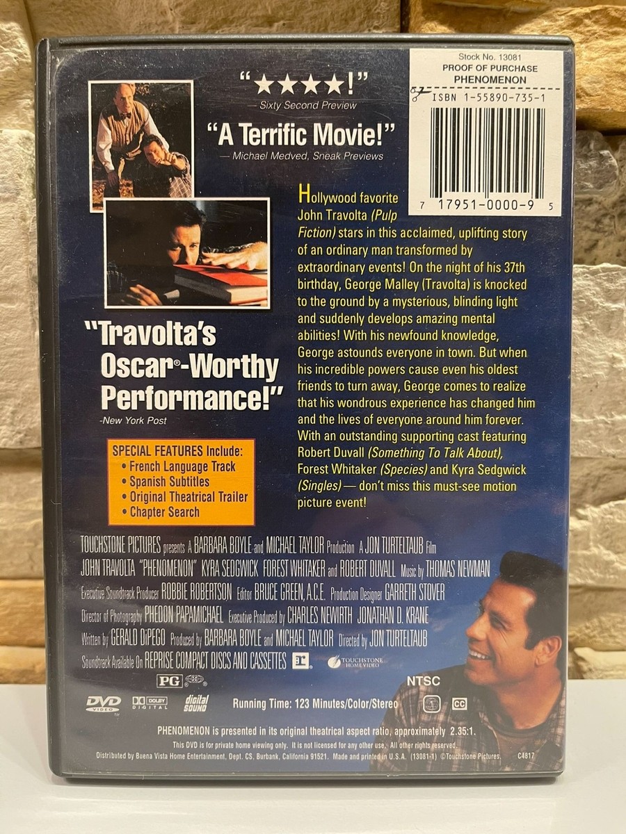 邦楽 PHENOMENON (MOVIE VER.) PHENOMENON JOHN TRAVOLTA KYRA SEDGWICK FOREST WHITAKER
