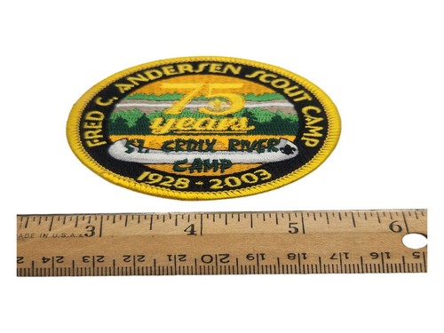 Fred C. Andersen Scout Camp St. Croix River Camp 2003 Round Boy Scout BSA Patch - Picture 5 of 5