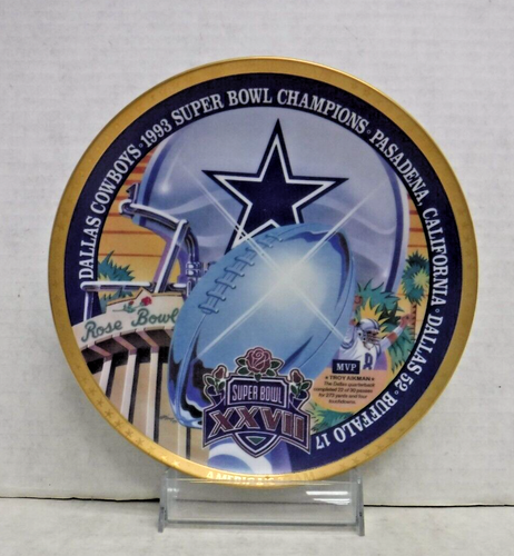 Dallas Cowboys 1993 Super Bowl Champions Sport Impressionen Platte 012924AST2