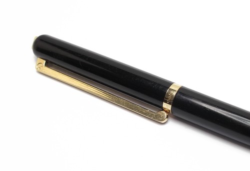 Bolígrafo Roller Elysee vintage con adornos negros y dorados - Imagen 9 de 11
