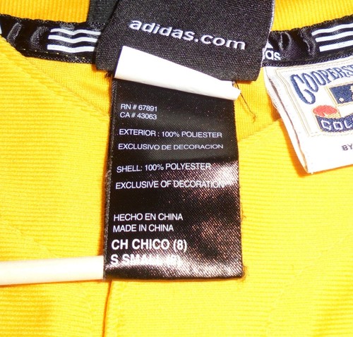 Andrew McCutchen Pittsburgh Pirates Adidas Cooperstown Yellow Jersey Youth S 8 - Picture 8 of 10