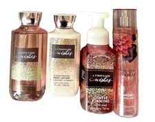 Bath &Body Works A Thousand Wishes Shower Gel Lotion foaming soap Shimmer Mist