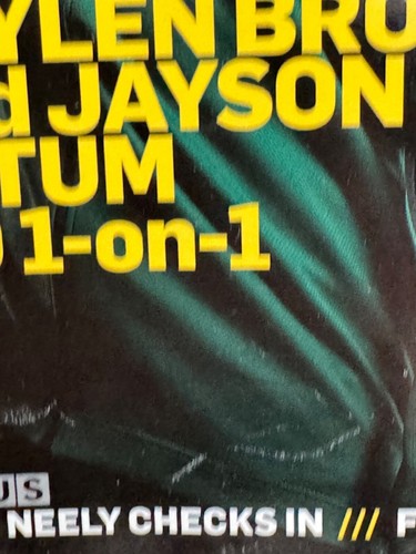 Improper Bostonian Magazine 1st Co-Cover Jayson Tatum Jaylen Brown Celtics ๐๐ - Picture 3 of 3
