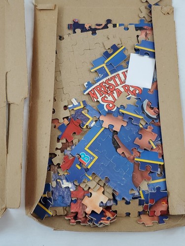 VINTAGE 1985 WWF Wrestling Superstars Jigsaw Puzzle Iron Sheik Rowdy Roddy Piper - Picture 2 of 3