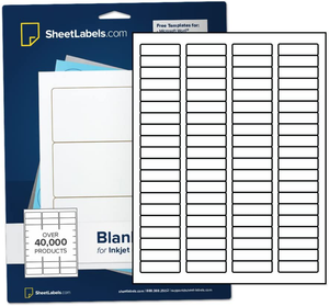 Return Address Labels from SheetLabels.com, 1-3/4