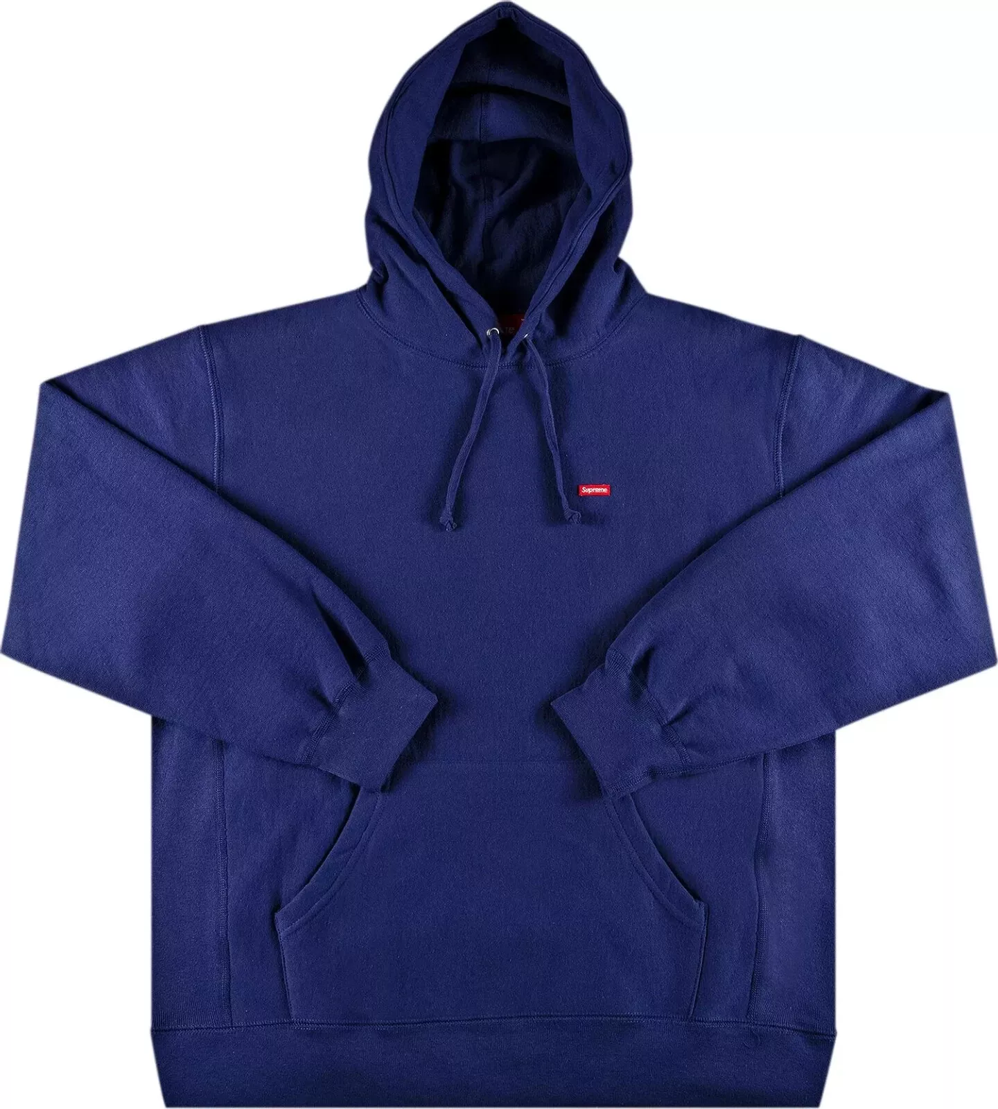 100% Authentic Supreme Washed Navy Hoodie Size Large. Brand New With tags