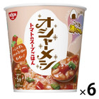 Set of 6 pcs Nissin Tomato Soup Risotto OSHA MESHI Instant Cup Rice New Product
