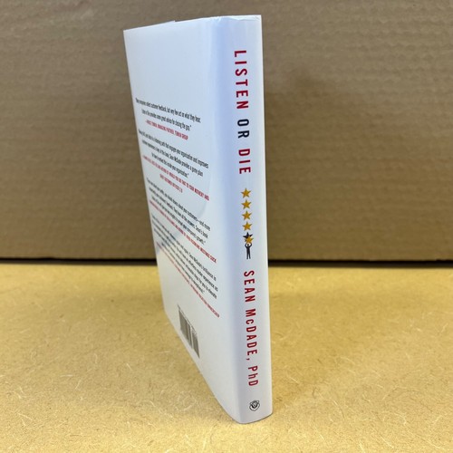 LISTEN or DIE - Sean McDade -- Book GIFT IDEA? EXCELLENT NEW CONDITION - Bild 9 von 9