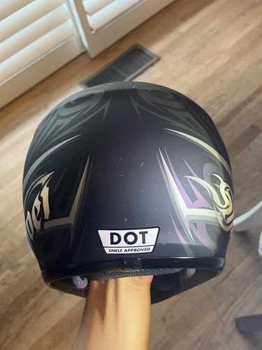 Shoei Motercycle Full Face Helmet Size Small with Model CX-1V Visor - Picture 6 of 9