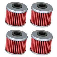 4 Oil Filter Filters for Honda CRF150R CRF150RB CRF250R CRF250X CRF450R CRF450X