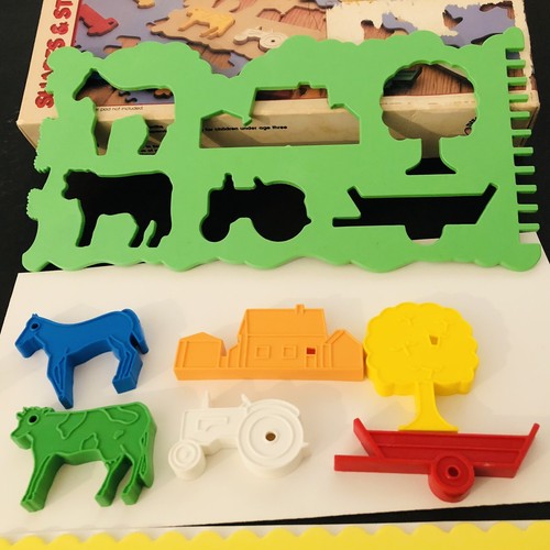3 Vintage Discovery Toys - Design Entdeckungen, Ort & Spur, Formen & Schablonen - Bild 14 von 16