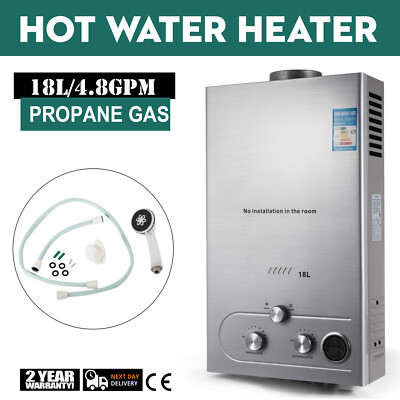 #ad 18L 5GPM LPG Propane Gas Hot Water Heater On Demand Tankless Instant Boiler $149.90