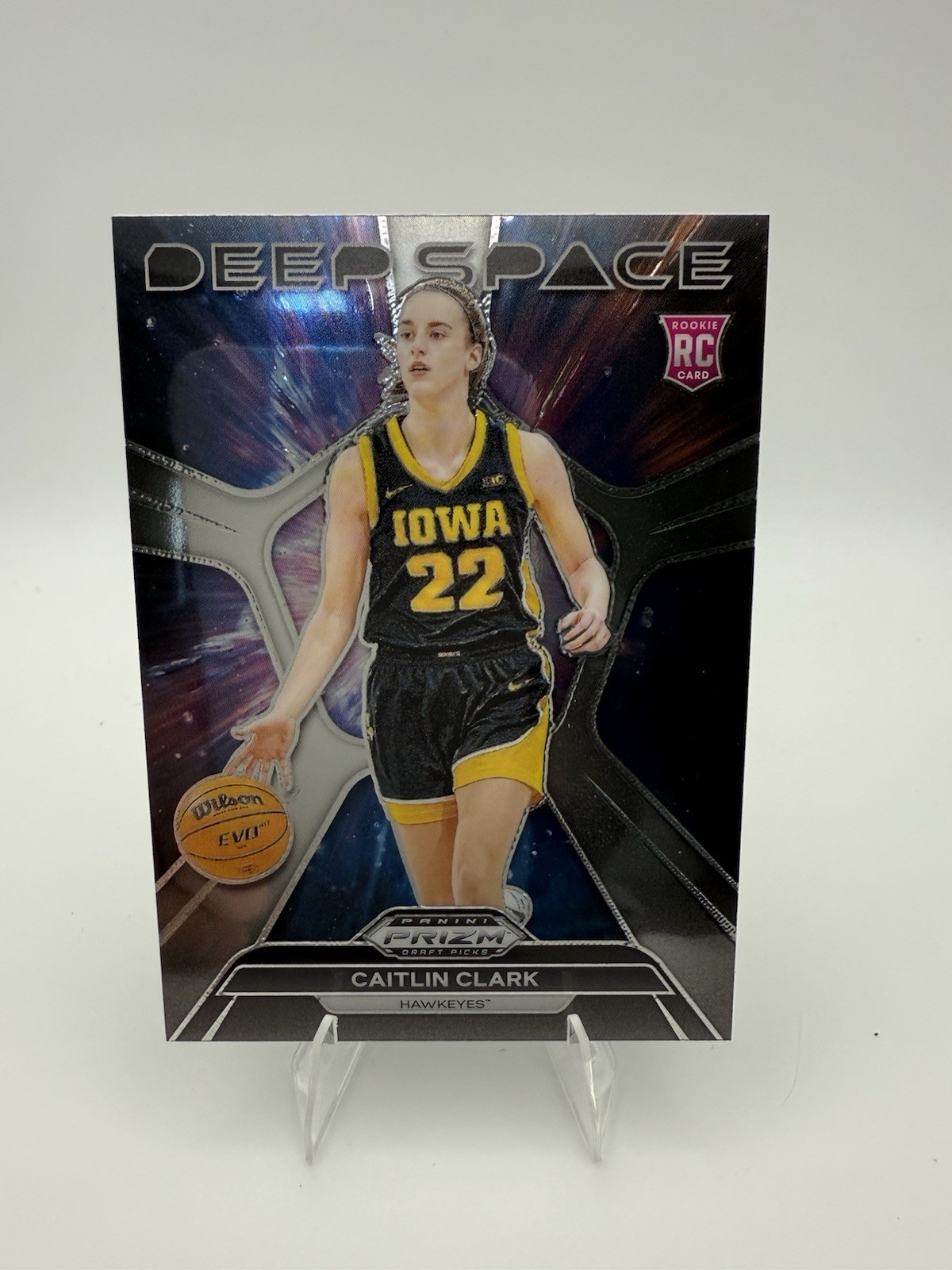 2024 Panini Prizm Draft Picks - Deep Space Caitlin Clark #8 Prizm (RC)