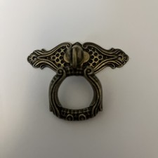 (5 Pack) 2-3/4 inch Rococo or Late Baroque Style Drop Pull Antique English