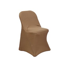 10 Taupe Stretchable Spandex Chair Covers Wedding Banquet Reception Decorations
