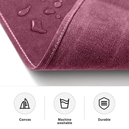 Cotton Canvas Cross Back Apron for Art Painting Garden Chef Bartender Purple - Image 3 of 4