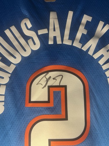 Shai Gilgeous Alexander signiert 2025 NBA Finals Trikot OKC Thunder Auto JSA COA - Bild 3 von 5