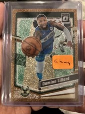 2023-24 DONRUSS OPTIC DAMIAN LILLARD #4 COPPER GLITTER #D /99 MILWAUKEE BUCKS