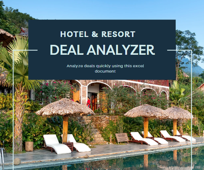 #ad Hotel Deal Analyzer Excel Instant Download Easy to Use $4.99