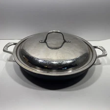 Calphalon Unison Sear Double Handle 12" Nonstick Skillet  1382 - with Lid
