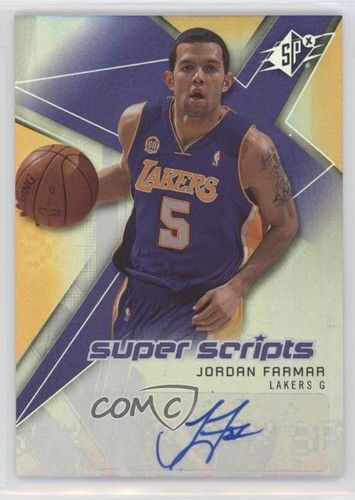 2008-09 SPx Super Scripts Jordan Farmar #SS-JF Auto - Picture 1 of 3