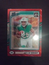 2024 Panini Donruss Optic Rated Rookie Jaylen Wright #344 Miami Dolphins