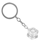 Ice Cube Keychain Keychains Miss Alloy Keyrings with Metal Charm