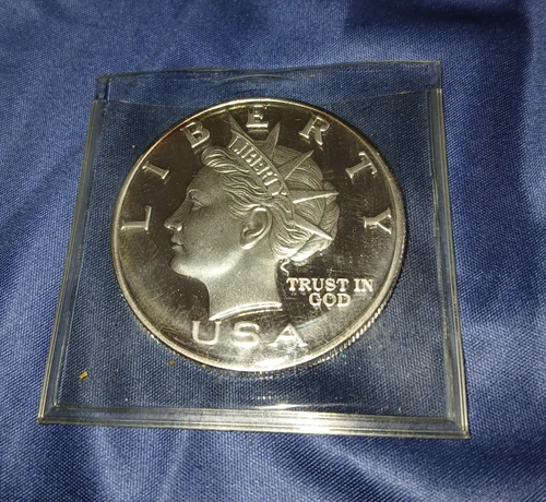 NORFED 1999 LIBERTY 1 OZ. .999 FINE SILVER $10 PIECE IN ORIGINAL PLASTIC SLEEVE