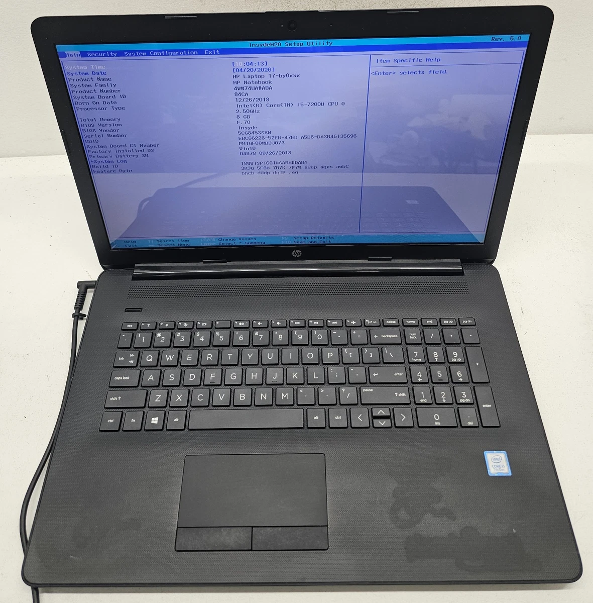 HP Intel Core I5-7200U Processor 8 GB RAM PC Laptops & Netbooks
