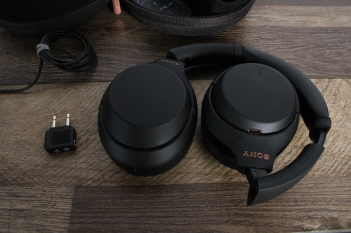 Sony WH-1000XM4 Over the Ear Wireless Headset - Black Noise Canceling 30 Hours - Bild 7 von 10