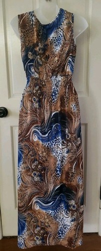 JULIA FASHION Silk Blend Lace V-Neck Boho Whimsy Maxi Dress Large NWT STUNNING - Picture 6 of 10