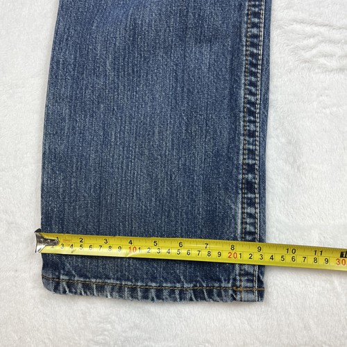 Ariat M2 Traditional Relaxed Boot Cut Mens Jeans Size 38/32 Faded Whiskering - Picture 6 of 17