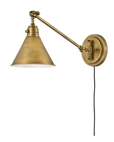 Hinkley Lighting 3690 Brass 10"H Wall Sconce - Picture 1 of 12