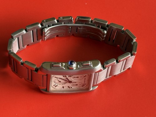 Cartier Tank Francaise 2303 Steel Mens Quartz Chronograph Preserved Original - Picture 15 of 21