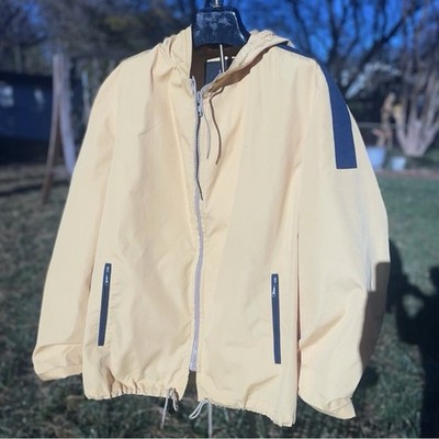 Vintage  Harbor  Master Weather Slicker Rain Jacket Nautical Theme Size 46R