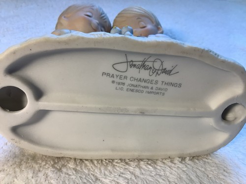Jonathan & David Precious Moments “Prayer Changes Things” 1976 - Bild 6 von 6