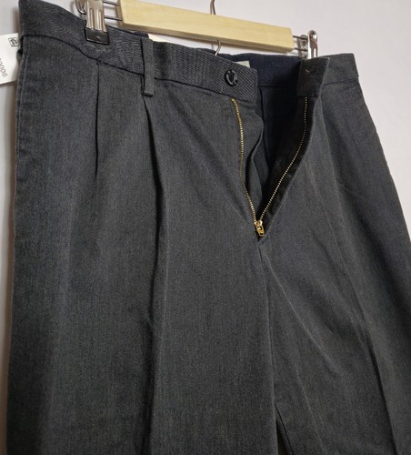Dockers lockere Anzughose mit Bundfalten für Herren neu mit Etikett anthrazitgrau Größe 32 x 30 - Bild 3 von 9