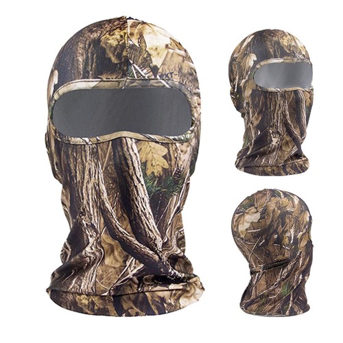 Camo Real Tree Balaclava Face Mask UV Protection Tactical Shiesty Mask for Men - Picture 5 of 10
