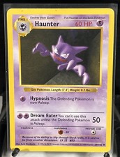 Pokemon Haunter 29/102 WotC Base Set Shadowless Unlimited
