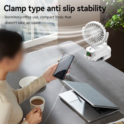 Mini Misting Fan 4 Speed Modes and 360 Degree Rotation for Outdoor Enjoyment - Photo 11/14