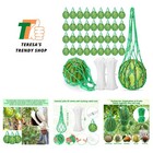 36 Pcs Watermelon Net Melon Hammock Melon Cradle Plant and Garden Supports Pu...
