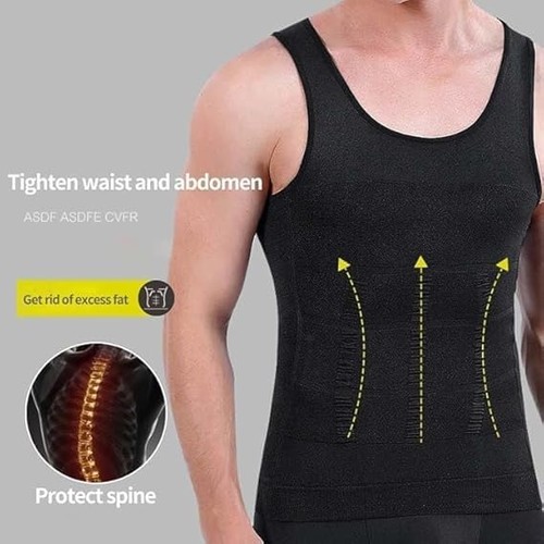 Selure Shaping Tank Men, Big and Tall, Vest Tummy Tightening for Workout - Picture 51 of 58