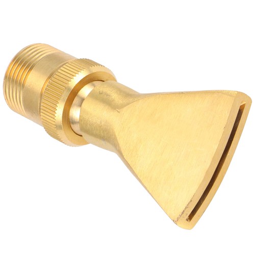 Boquilla de fuente de agua de chorro de ventilador ajustable de latón para aspersor de estanque G1/2 G3/4 - Imagen 7 de 12
