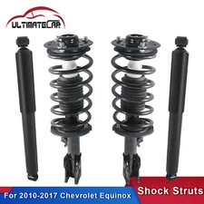 Set 4 Front & Rear Complete Struts Shocks For 2010-2017 Chevrolet Equinox 272526