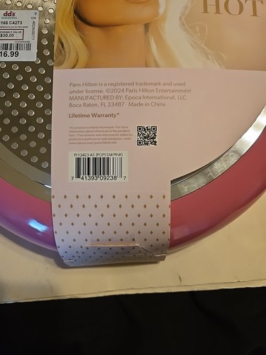 Sartén PARIS HILTON 12,5 pulgadas aluminio fundido rosa cerámica antiadherente nueva - Imagen 5 de 13