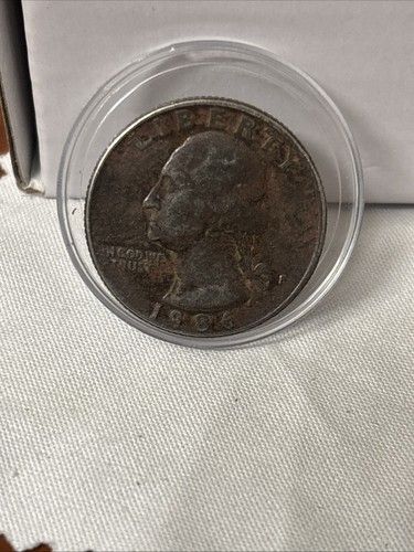 1986 Rare Washington Quarter Error Missing Clad Layer Obverse/Reverse🔥🔥 - Picture 1 of 2