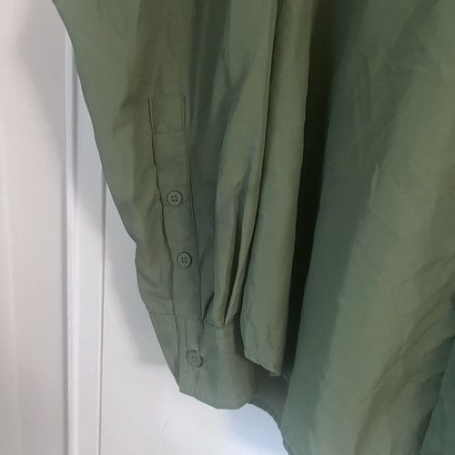 COLUMBIA Men’s Kestrel Trail II Omnishade Long Sleeve Shirt - Olive Green XL NWT - Picture 6 of 10