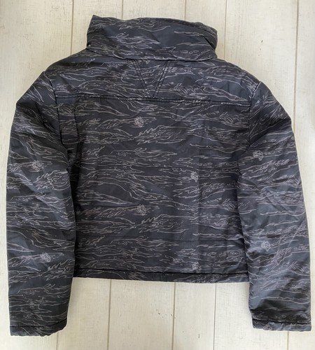 Damen Darc Sport Black Desert Camo Cropped Full Zip Puffer Jacke XL - Bild 6 von 9