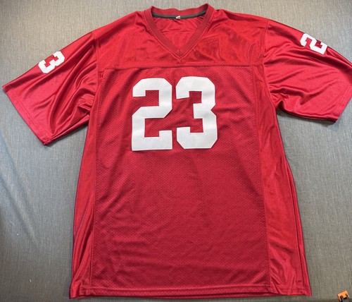 UNSIGNIERTES INDIVIDUELL genähtes Christian McCaffrey rotes Trikot Größe Large - Bild 2 von 10