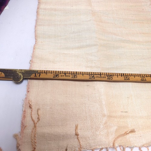 Cambodia Khmer Handicraft Handmade Silk Scarf & Palm Leaf Clutch - Picture 20 of 23